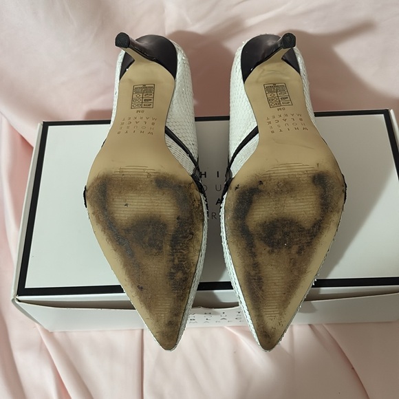 White House Black Market Two-Tone Heels - Picture 7 of 11
